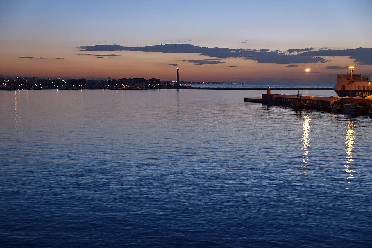 Bari Harbor Evening