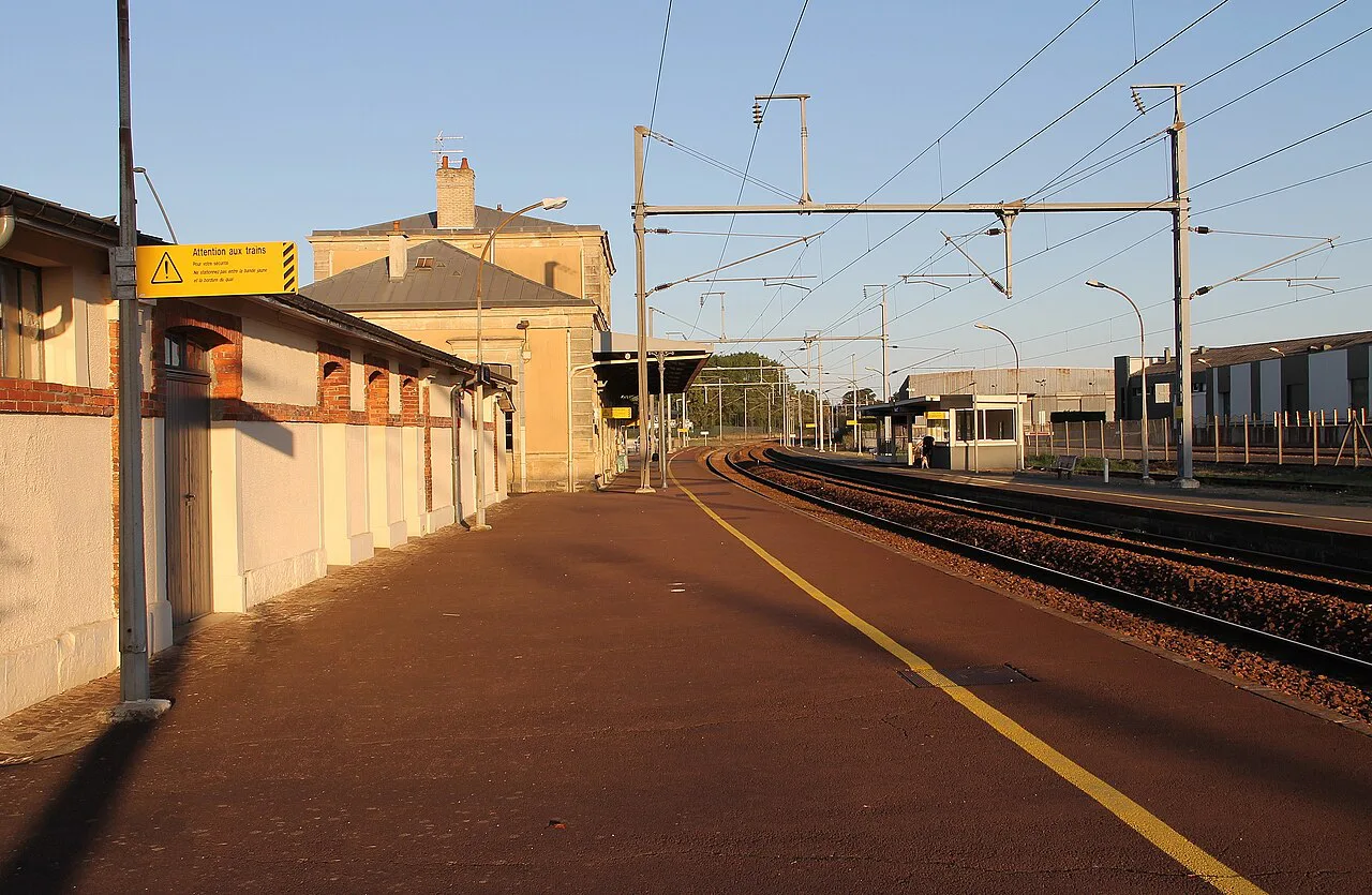 Gare de Bayeux, direction de Caen, Cherbourg