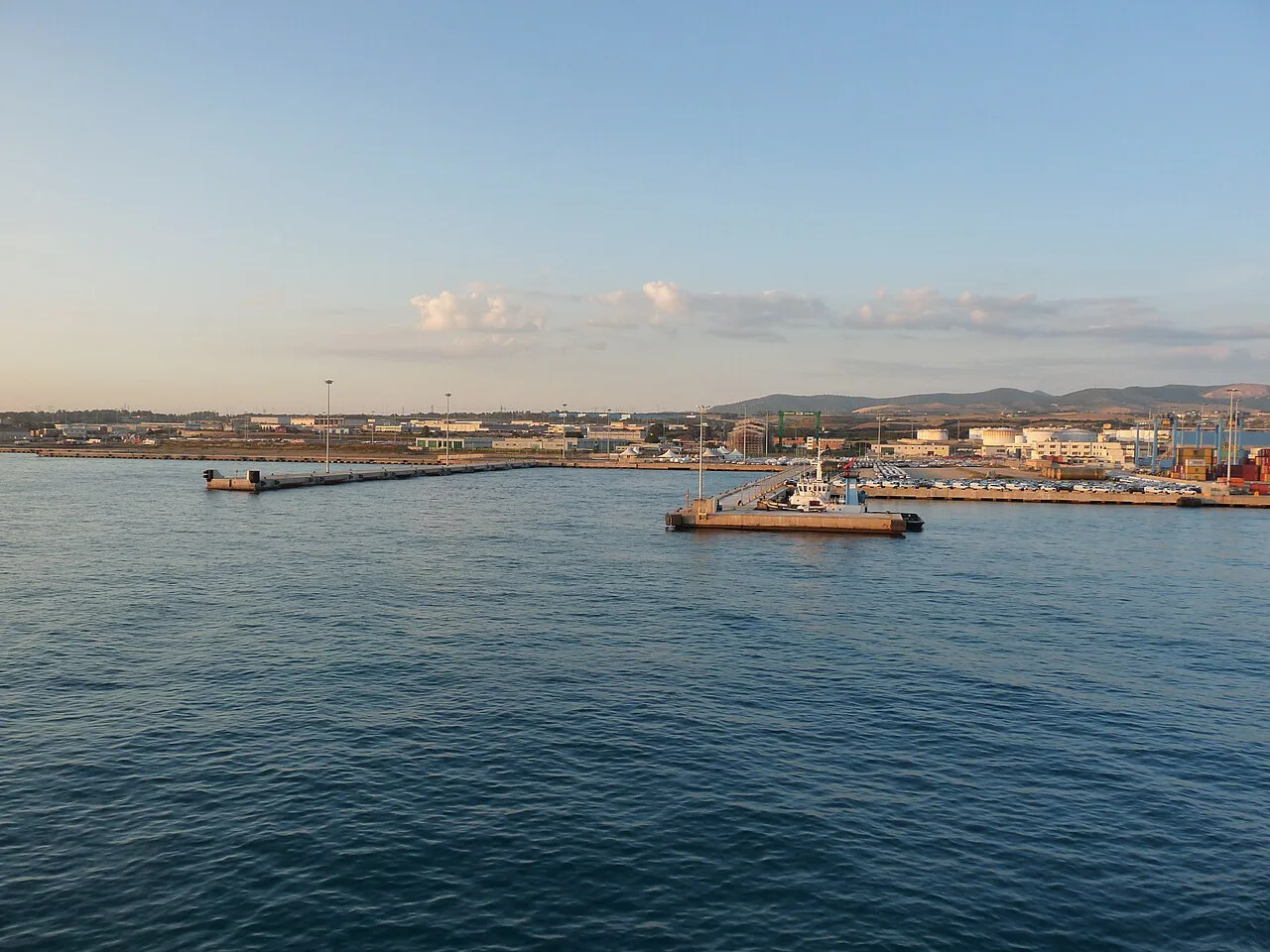 Civitavecchia harbour