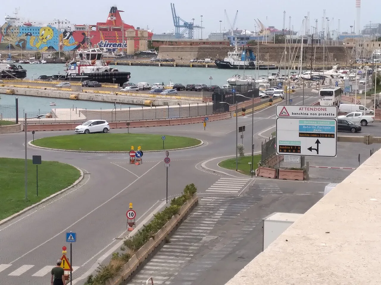Port of Civitavecchia in