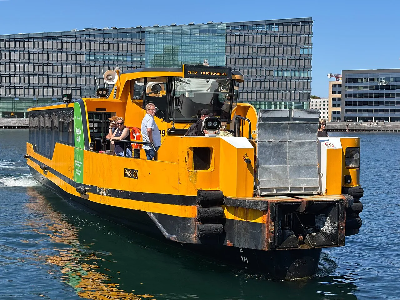 Harbour bus Copenhagen Bryggebroen