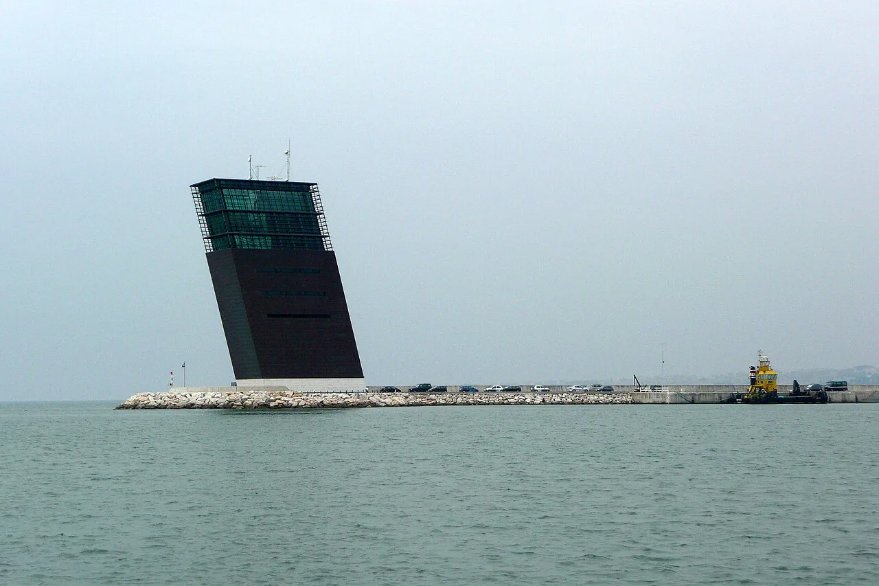 Lisbon harbour control tower