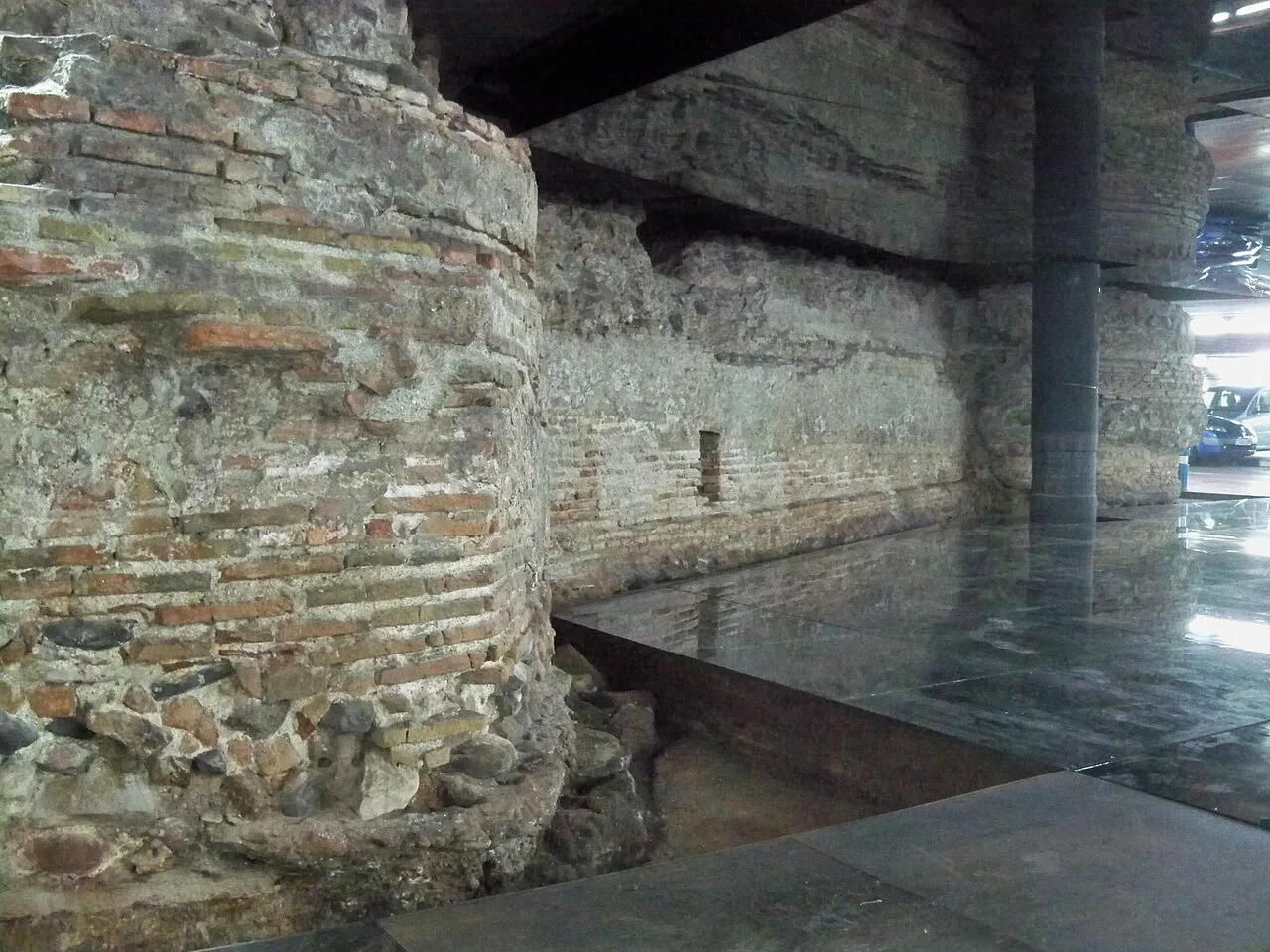 17th Century Harbour Wall in Málaga