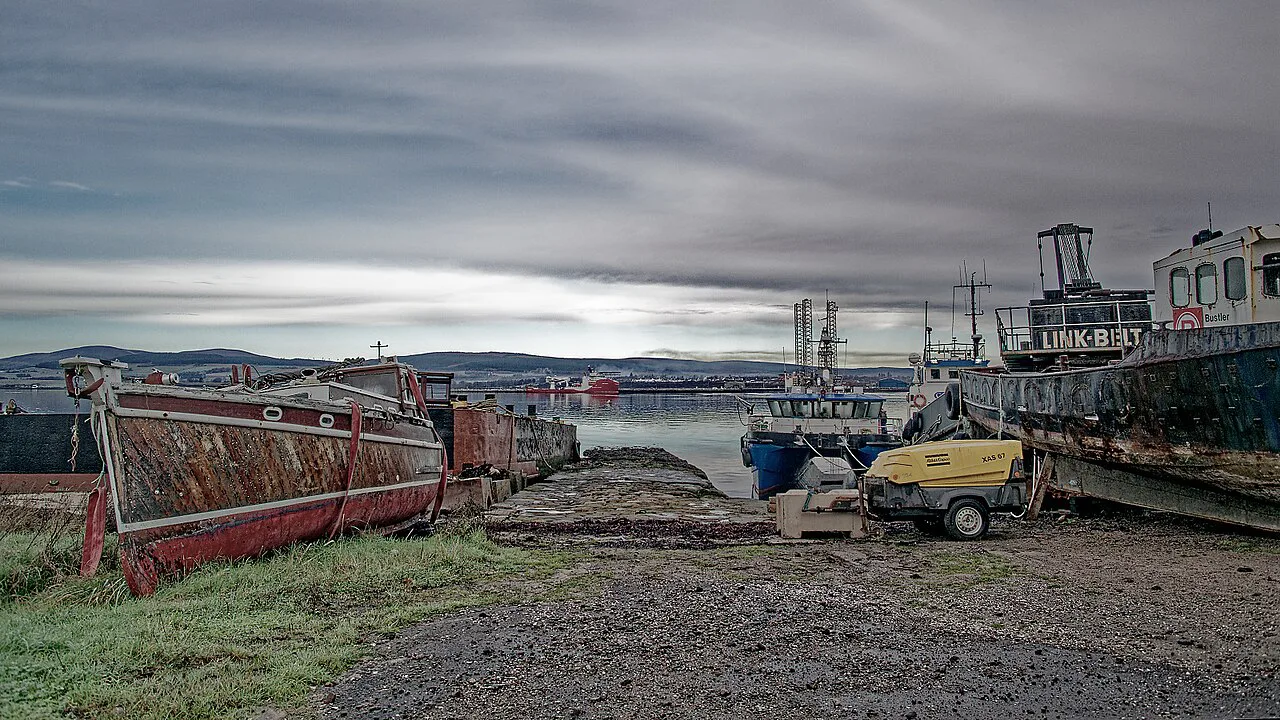 The pier at Inverbreakie - geograph.org.uk, Invergordon