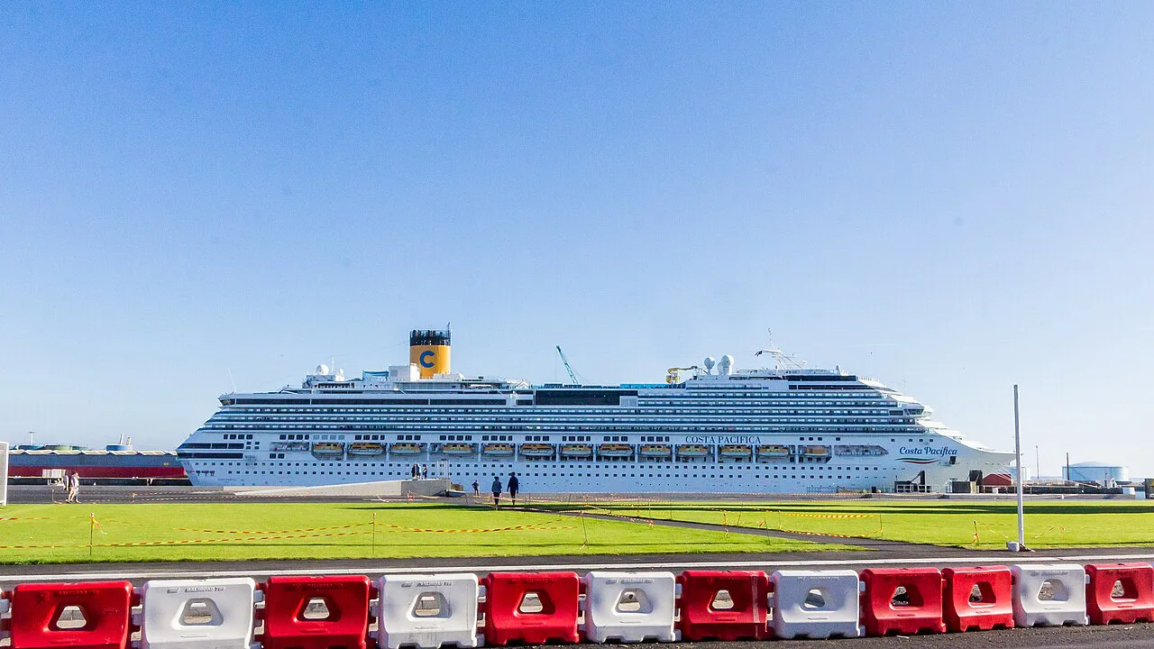 Costa Pacifica - IMO - in Le Havre port