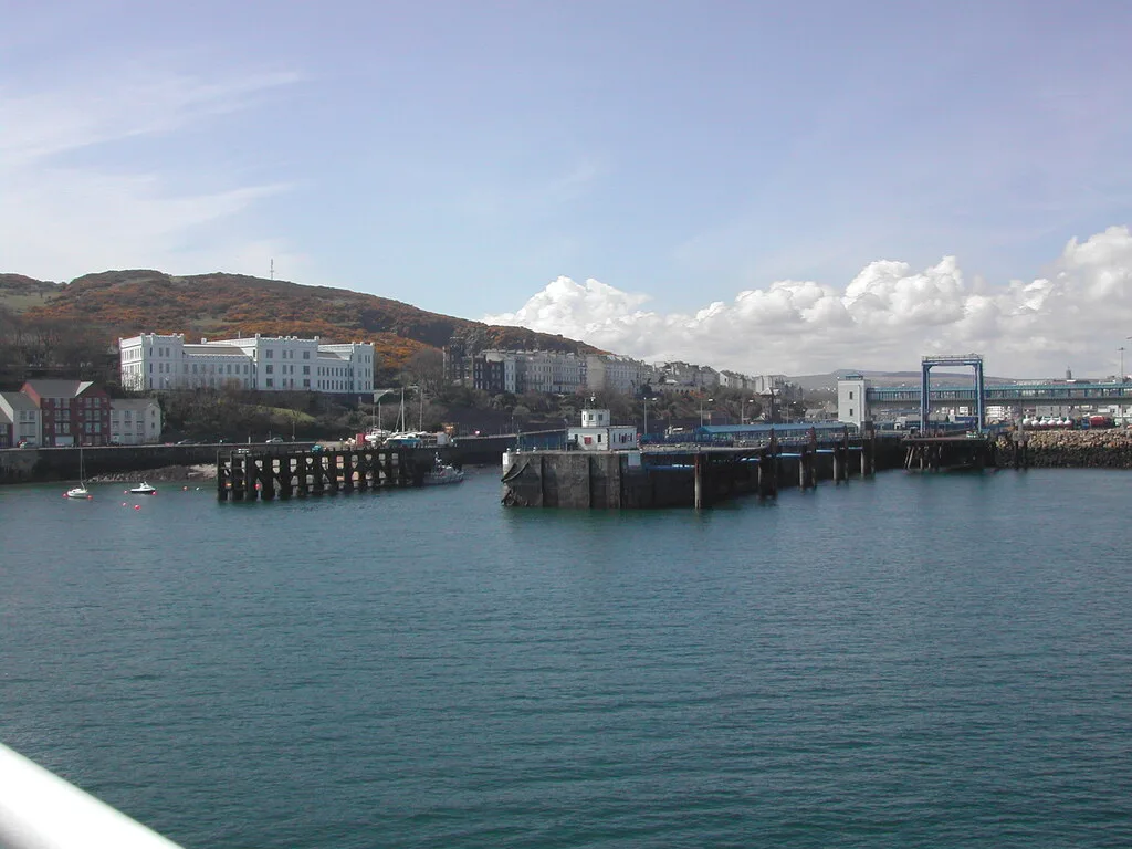Douglas Harbour from the deck of the Liverpool Ferry - geograph.org.uk
