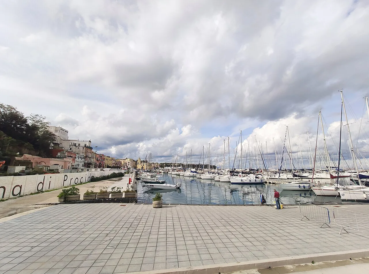 Procida Tourist Harbour, Naples Bay, Italy