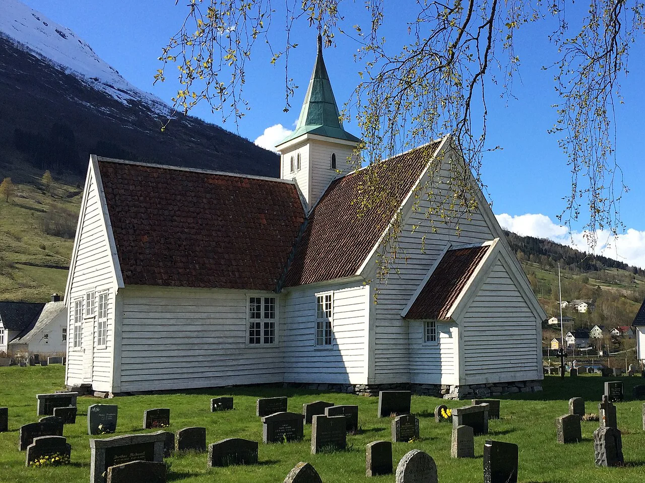 Olden Old Church Sogn og Fjordane exterior