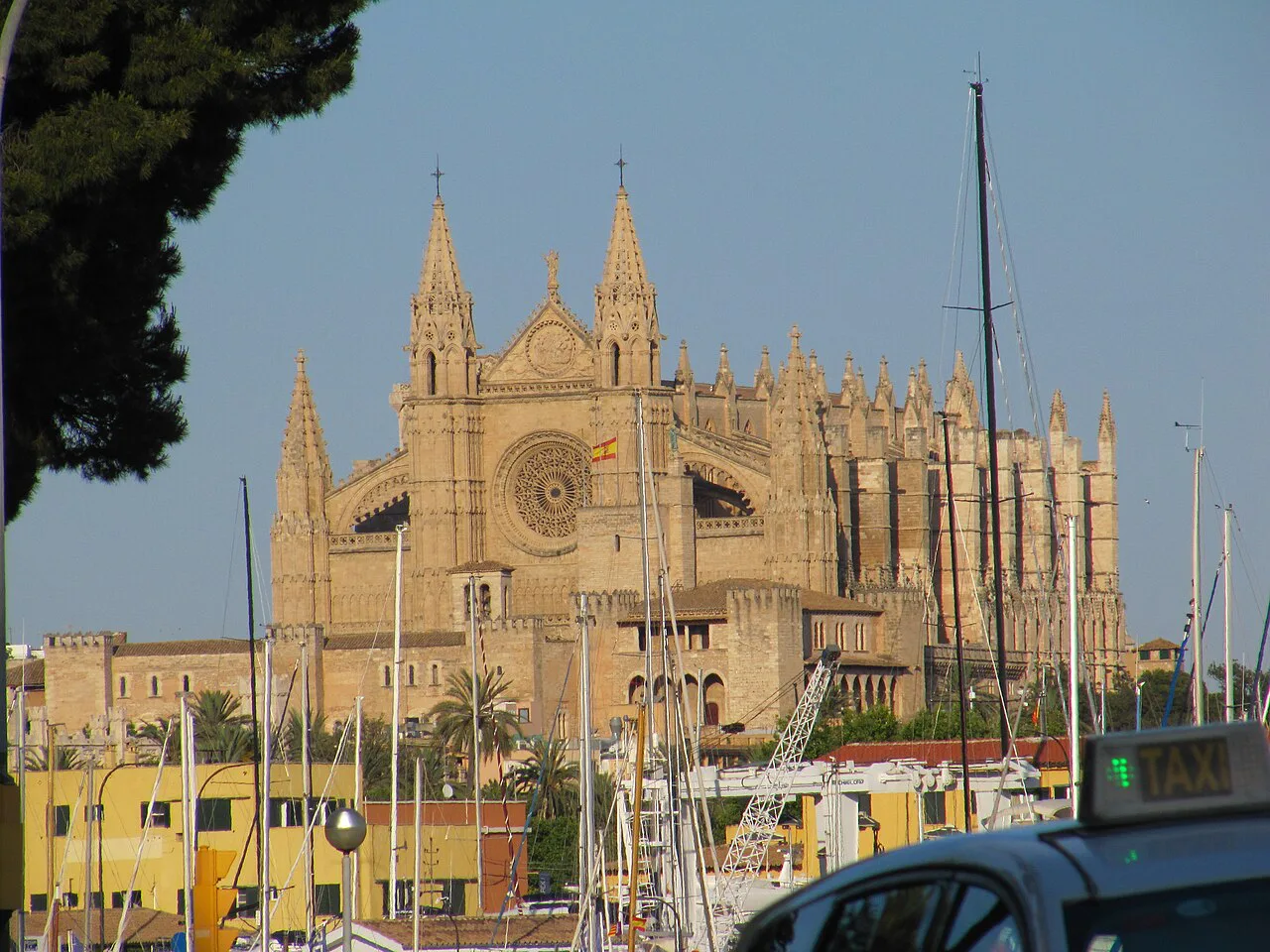 View on the Cathedral de Santa Maria, Palma, Palma de Mallorca
