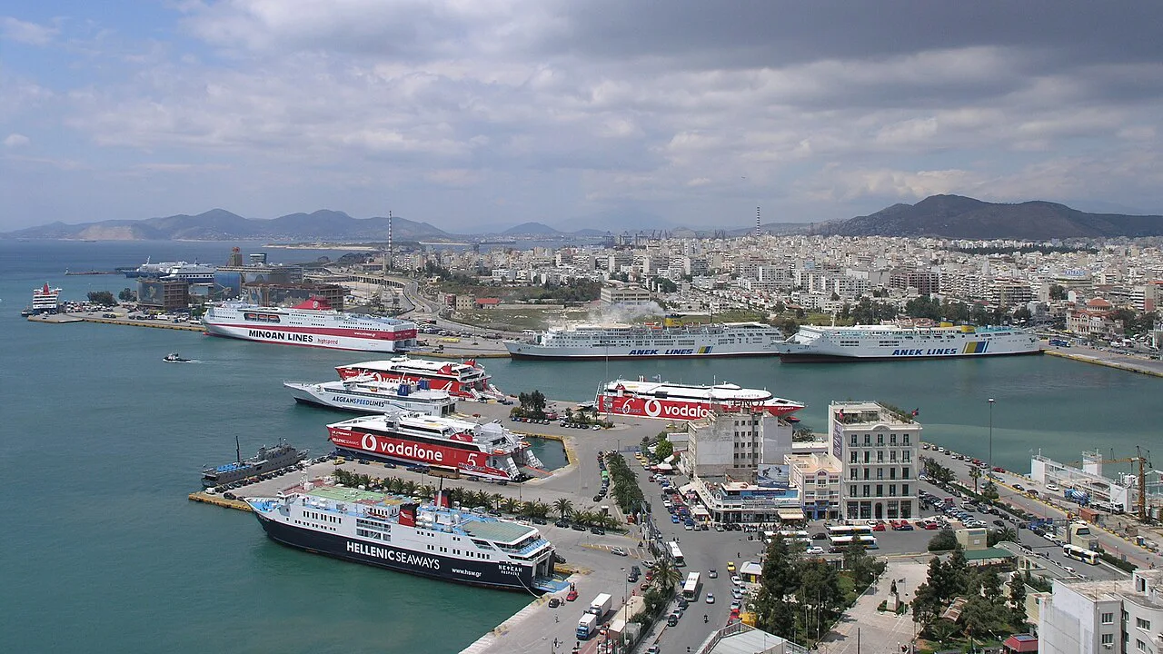 Port of Piraeus Panoramic View
