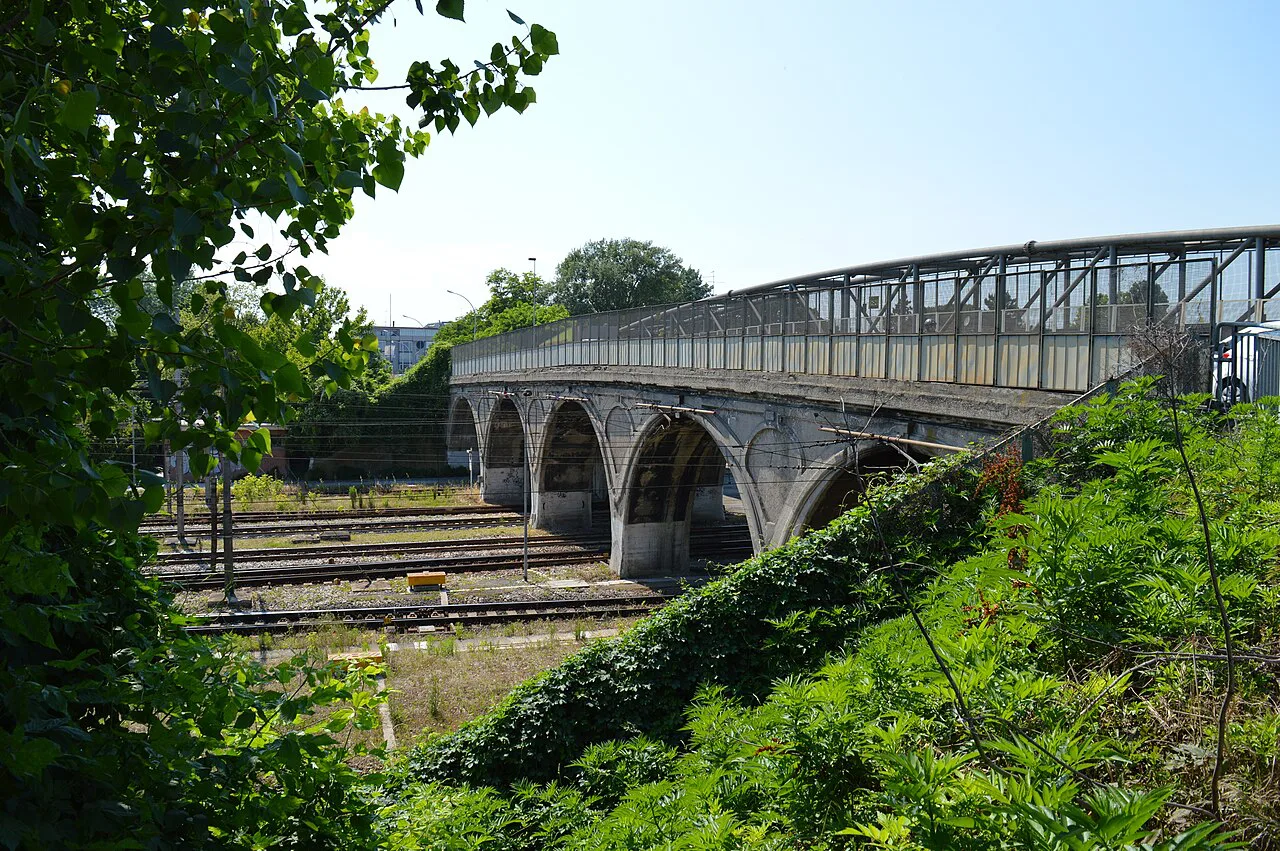 Stazione di Ravenna - Scorcio del ponte Teodorico