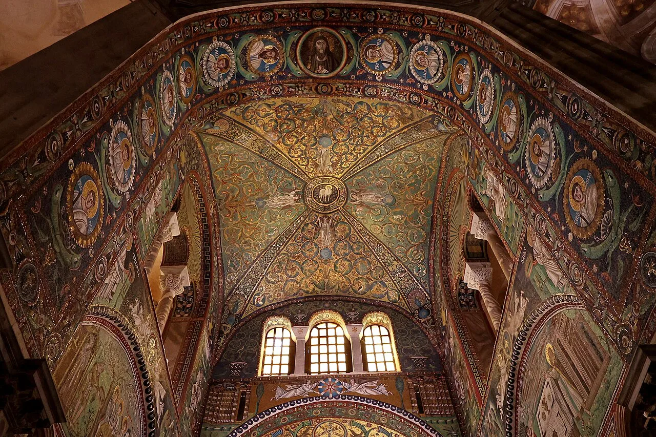 Ravenna - Basilica di San Vitale - Arco trionfale del presbiterio