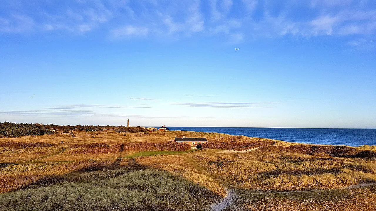 View from Vippefyret Tipping Lantern Skagen Denmark