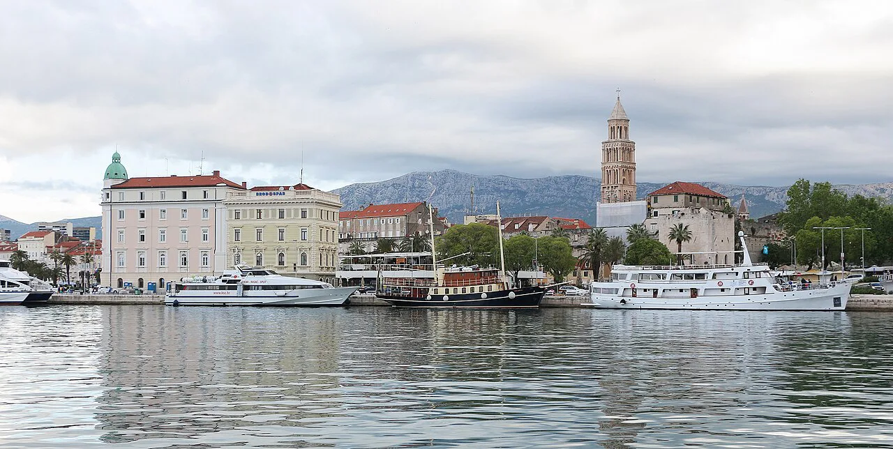 View of Split harbour