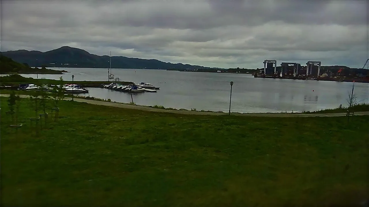 Stavanger harbour panorama