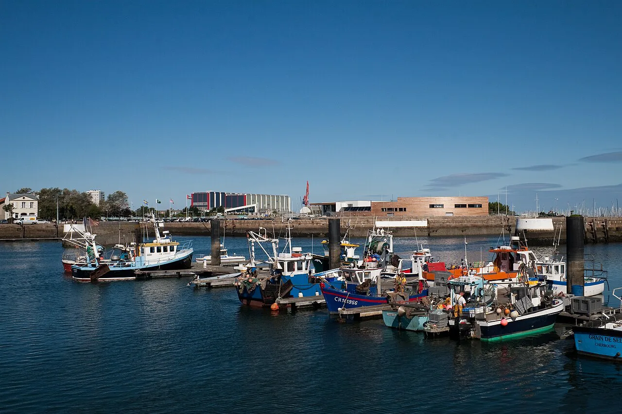 Cherbourg Harbour Fishing Vessels