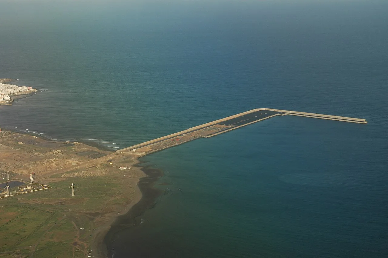 Arinaga Harbour aerial view-Gran Canaria