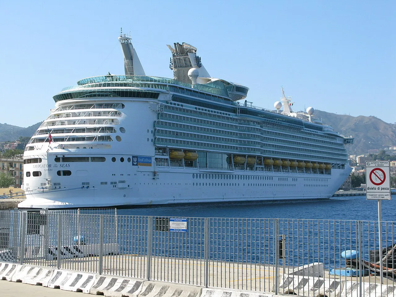 Navigator of the Seas - Harbour of Messina - Sicily - Italy - 3 June