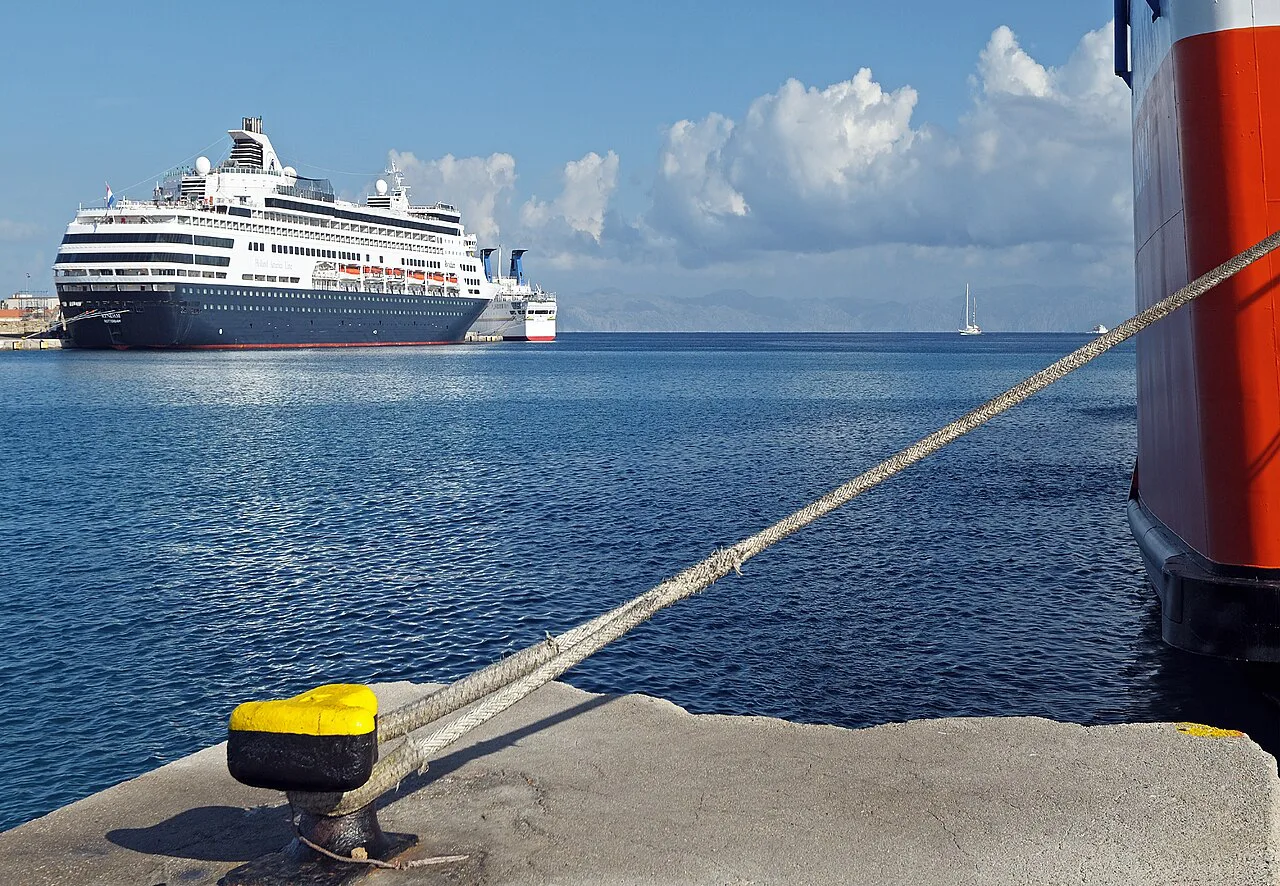 In the port of Rhodes. Greece