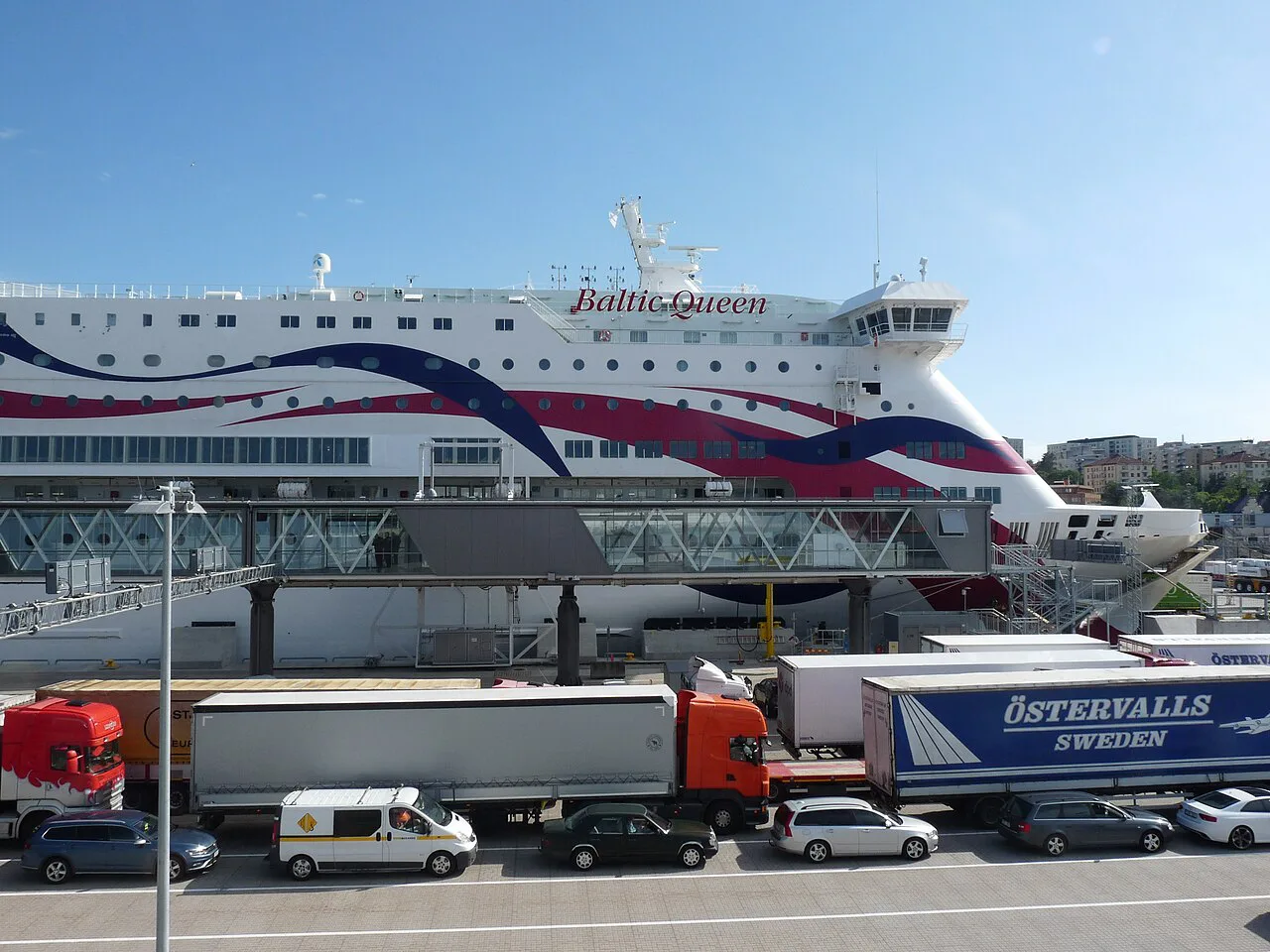 Baltic Queen in Stockholm harbour