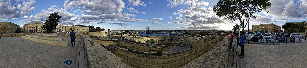 Malta - Valletta - St. James Bastion - ° Panorama