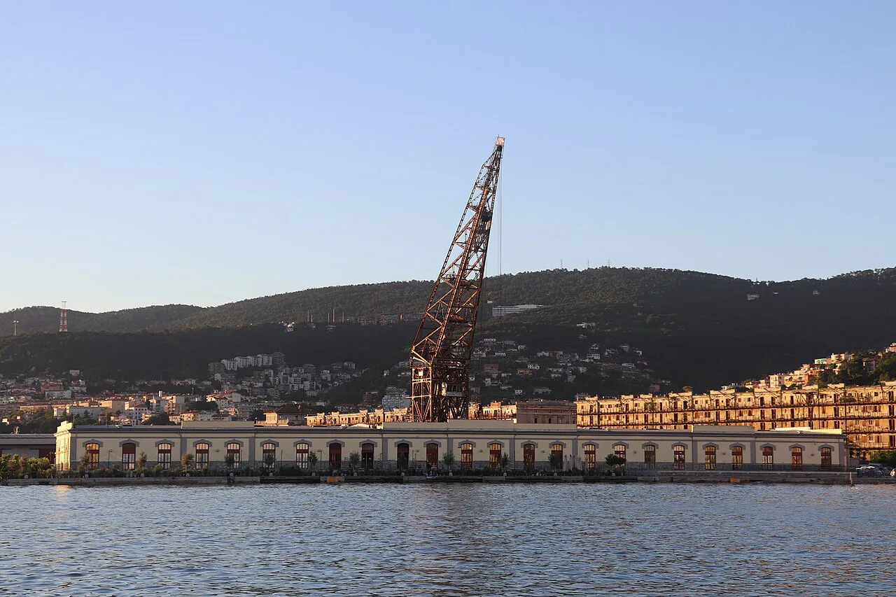 Trieste port Molo IV