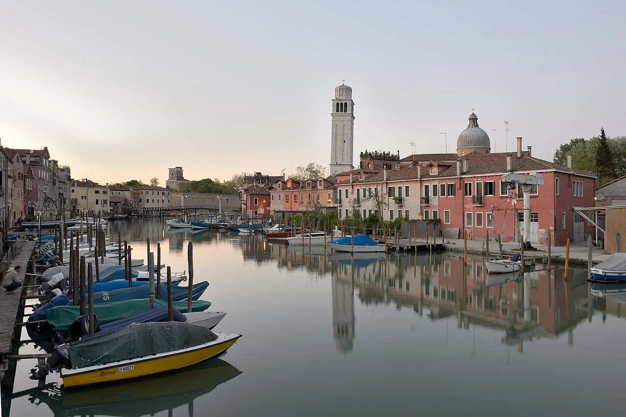 Canale di San Piero e Campanile a Venezia, Venice
