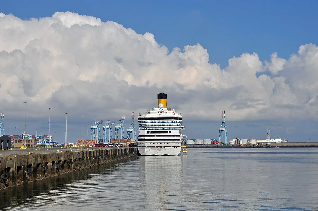 Costa Fortuna ship R, Zeebrugge