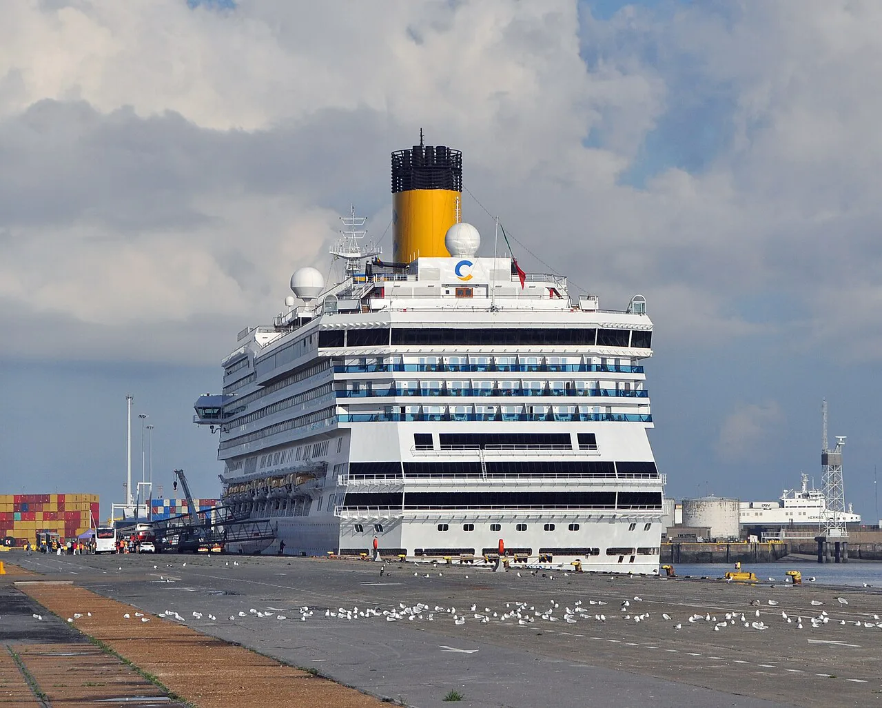 Costa Fortuna ship R, Zeebrugge